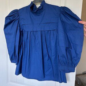 NWT Hunter Bell Royal Blue Blouse size Medium